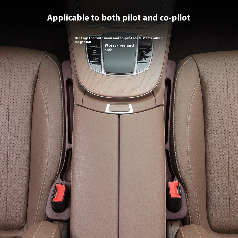 RideNook Seat Gap Fillers (2-Pack) — Drop-Stopper + Storage Strip